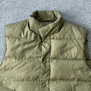 Cabelas Vest Mens Large Green Premier Northern Goose Down Puffer 550 Fill